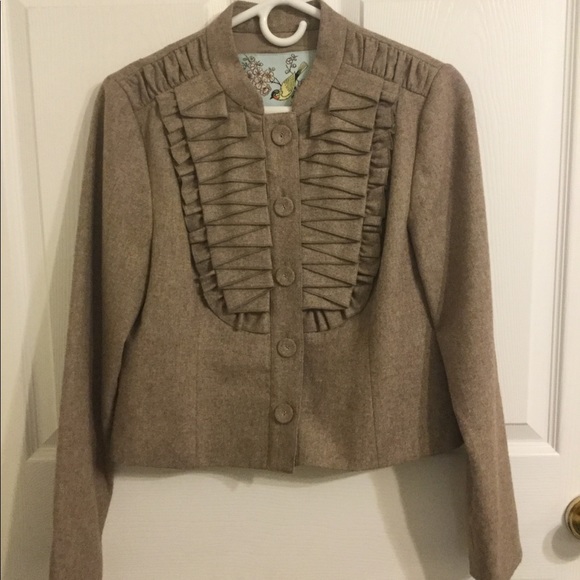 NWOT pleated jacket by Tabitha for Anthropologie - Picture 2 of 5